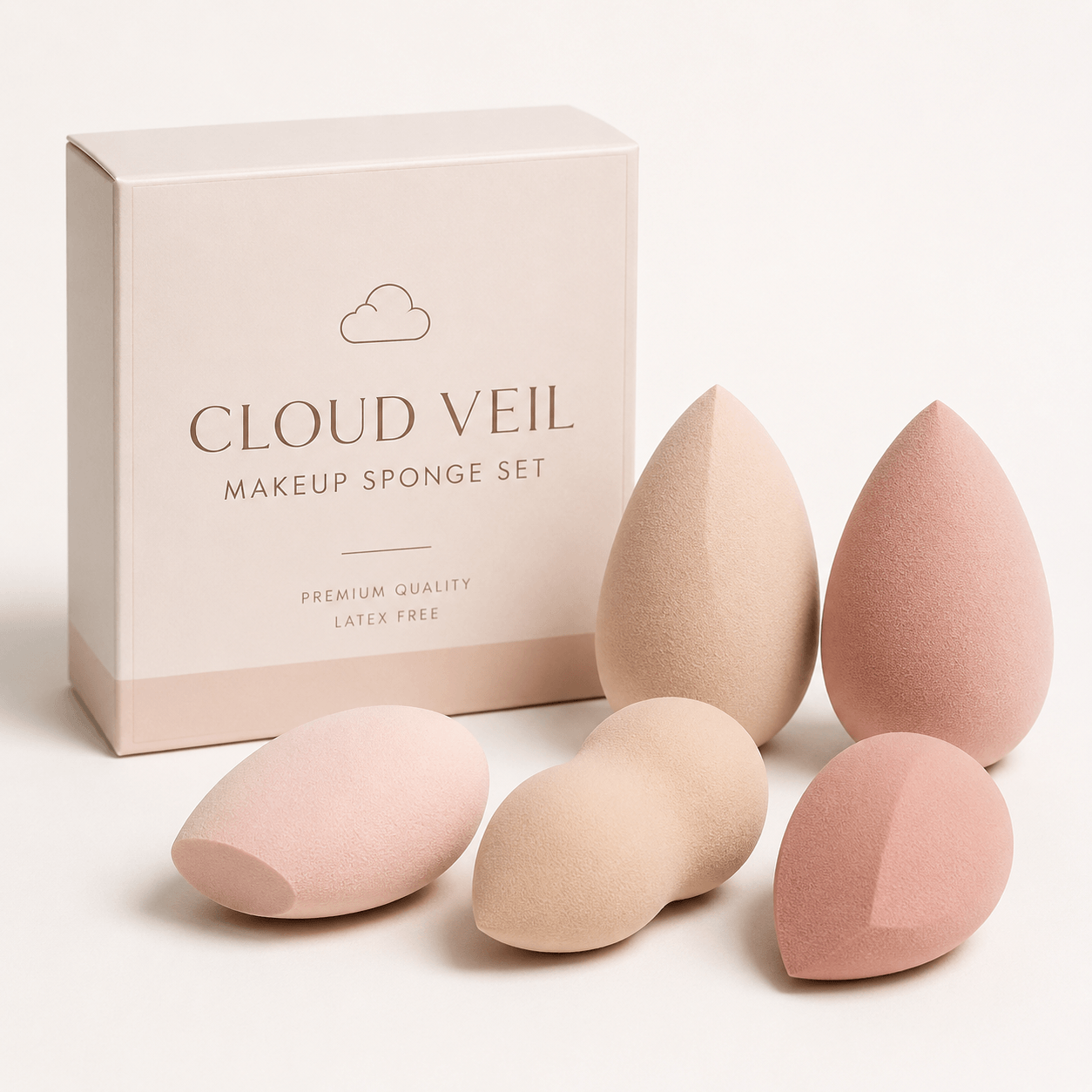 Cloud Veil Makeup Sponge Set