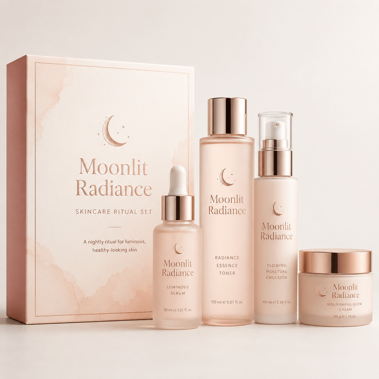Moonlit Radiance Skincare Ritual Set